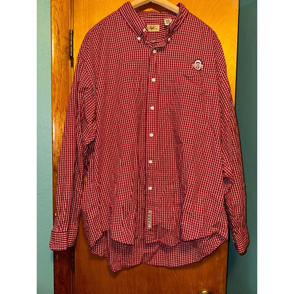 Vesi Sportswear‎ Men’s XXL casual Ohio State button-down shirt Cotton Athletic